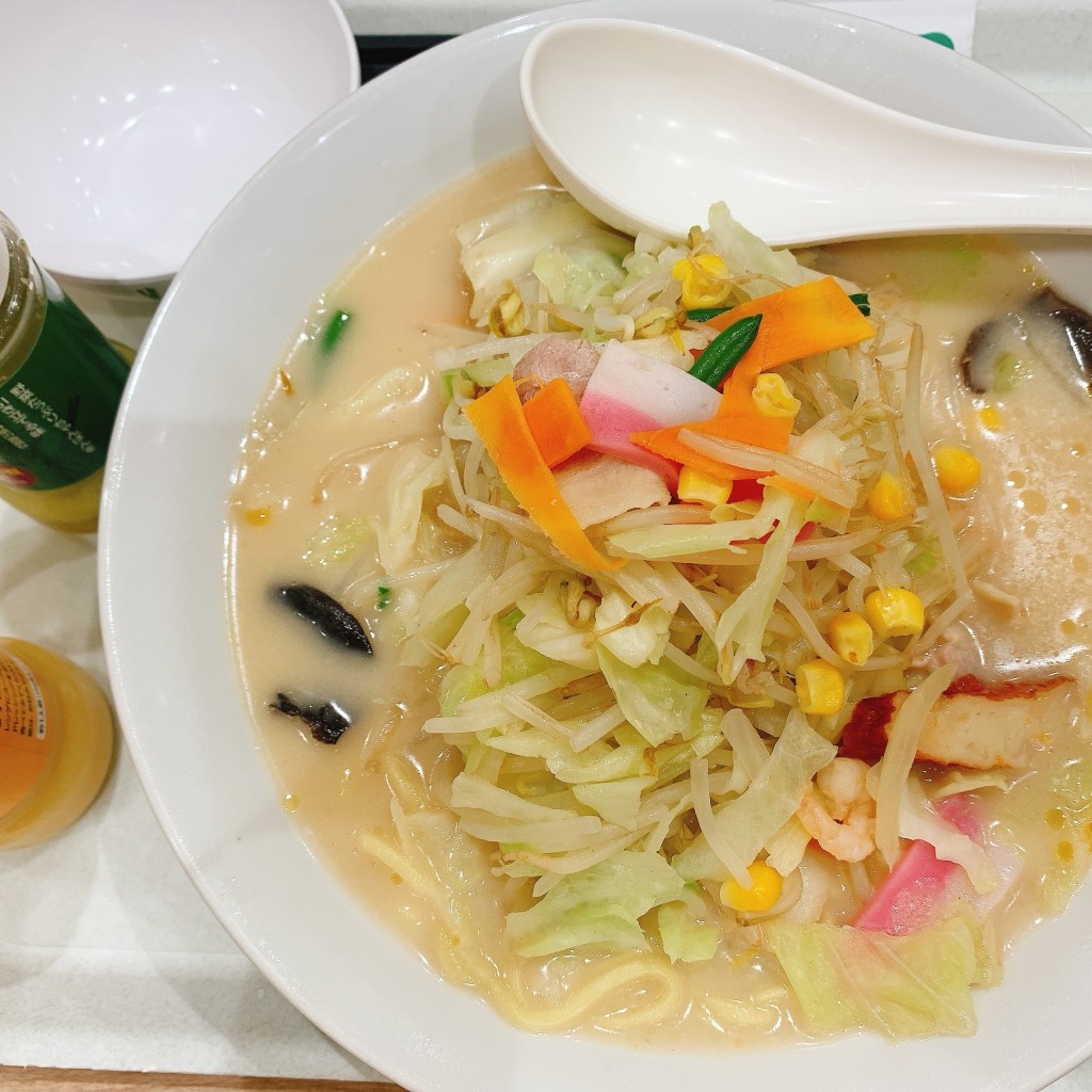 ユーザーが投稿した野菜ちゃん麺1. 5倍の写真 - 実際訪問したユーザーが直接撮影して投稿した大島田ちゃんぽんリンガーハット セブンパークアリオ柏店の写真