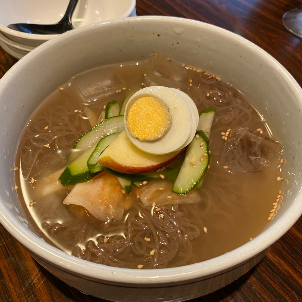 ユーザーが投稿した冷麺Lunchの写真 - 実際訪問したユーザーが直接撮影して投稿した百人町韓国料理韓味の写真