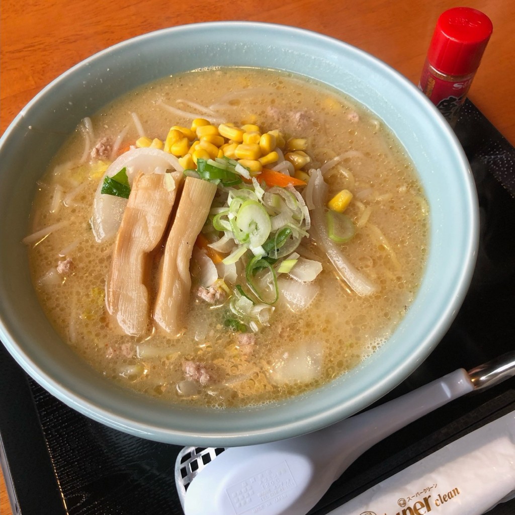 ユーザーが投稿したみそラーメンの写真 - 実際訪問したユーザーが直接撮影して投稿した三和区神明町ラーメン / つけ麺たんぽぽラーメンの写真