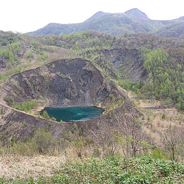 実際訪問したユーザーが直接撮影して投稿した洞爺湖温泉自然名所有珠山金比羅山火口の写真