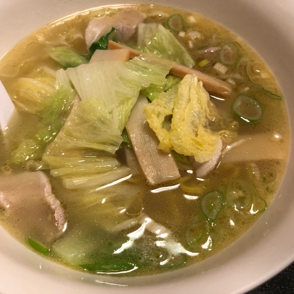 ユーザーが投稿した塩ラーメンの写真 - 実際訪問したユーザーが直接撮影して投稿した南十一条西中華料理哈爾濱飯店本店の写真