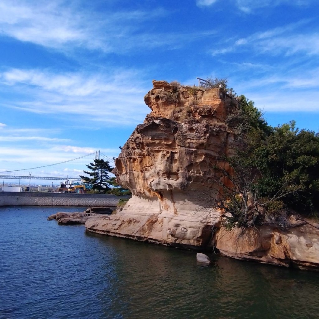 実際訪問したユーザーが直接撮影して投稿した岩屋自然名所絵島の写真