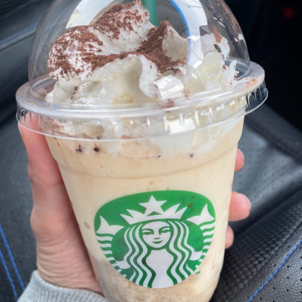 ユーザーが投稿したコーヒーティラミスフラペチーノの写真 - 実際訪問したユーザーが直接撮影して投稿した上志段味カフェスターバックスコーヒー 名古屋志段味店の写真