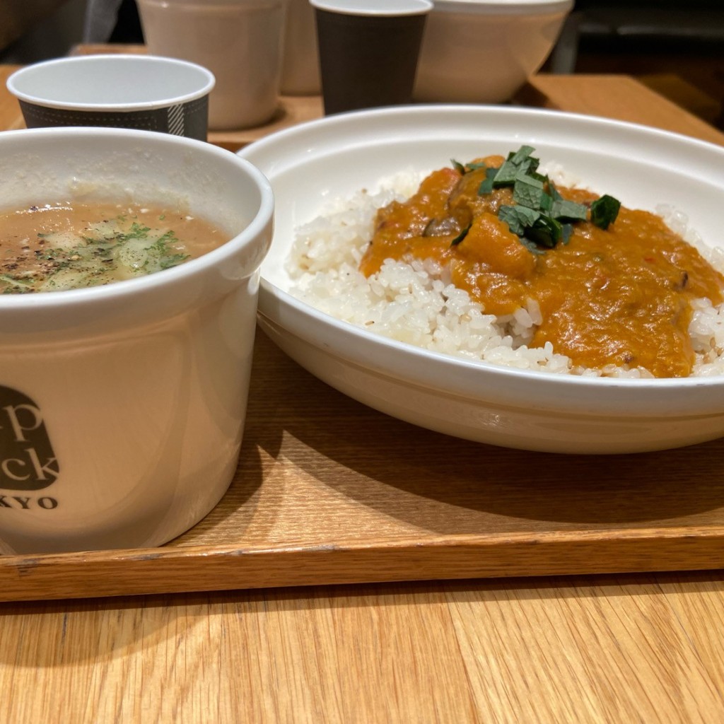 ユーザーが投稿したさんまのキーマカレーの写真 - 実際訪問したユーザーが直接撮影して投稿した宮町洋食スープストック東京 ぷらりと京王府中店の写真
