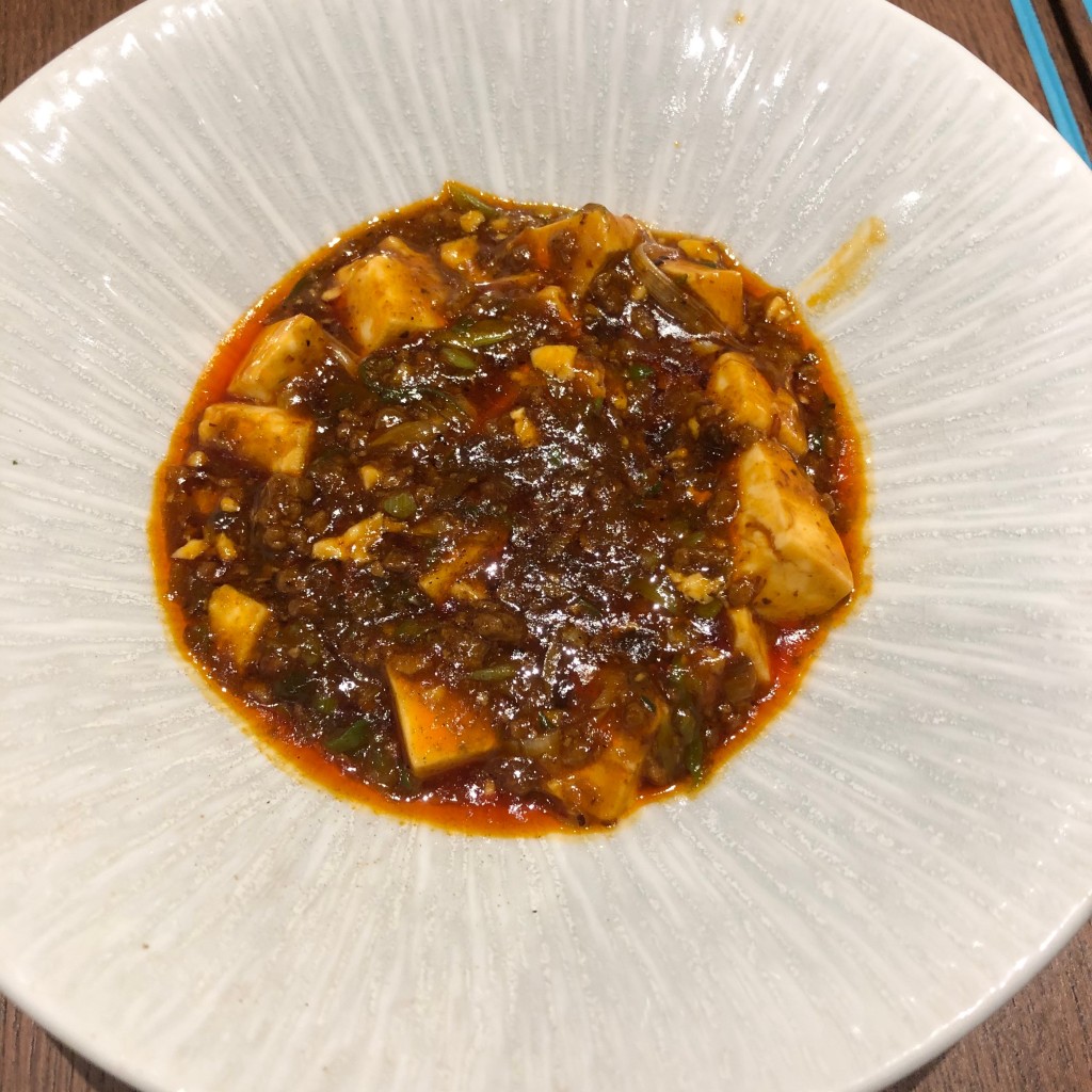 ユーザーが投稿した麻婆豆腐Lunchの写真 - 実際訪問したユーザーが直接撮影して投稿した美しが丘中華料理モダン中華 大喜楼 たまプラーザ本店の写真