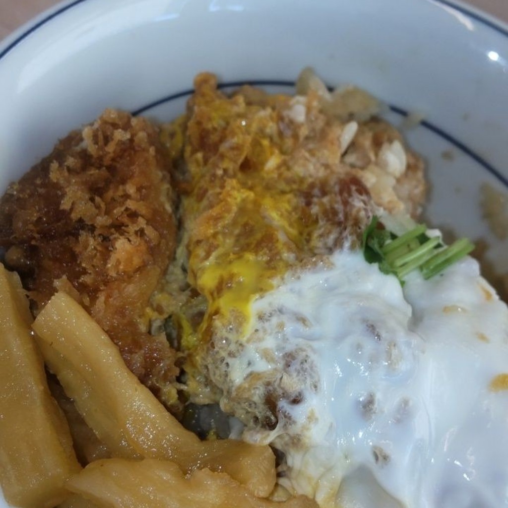 ユーザーが投稿したカツ丼(梅)の写真 - 実際訪問したユーザーが直接撮影して投稿した川内町とんかつかつや 徳島川内店の写真