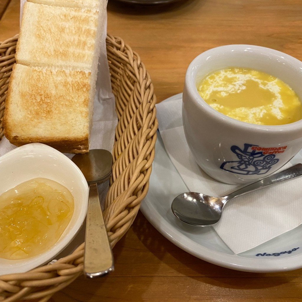 ユーザーが投稿したコーンスープの写真 - 実際訪問したユーザーが直接撮影して投稿した神下喫茶店コメダ珈琲店 東岡山店の写真