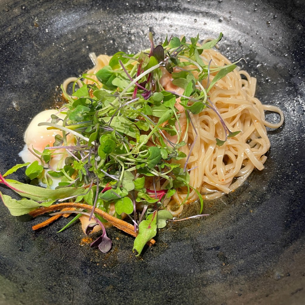 Pomumさんが投稿した高島町ラーメン / つけ麺のお店ジャパニーズまぜ麺 マルタ/ジャパニーズマゼメン マルタの写真