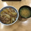 牛丼並(ねぎだく) - 実際訪問したユーザーが直接撮影して投稿した豊洲牛丼吉野家 豊洲市場店の写真のメニュー情報