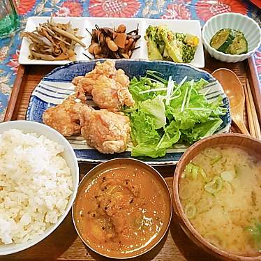 実際訪問したユーザーが直接撮影して投稿した深草柴田屋敷町定食屋日月食堂 モモの写真