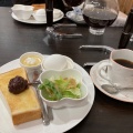 コーヒー(モーニングつき) - 実際訪問したユーザーが直接撮影して投稿した五郎丸カフェcafe Chocolatの写真のメニュー情報