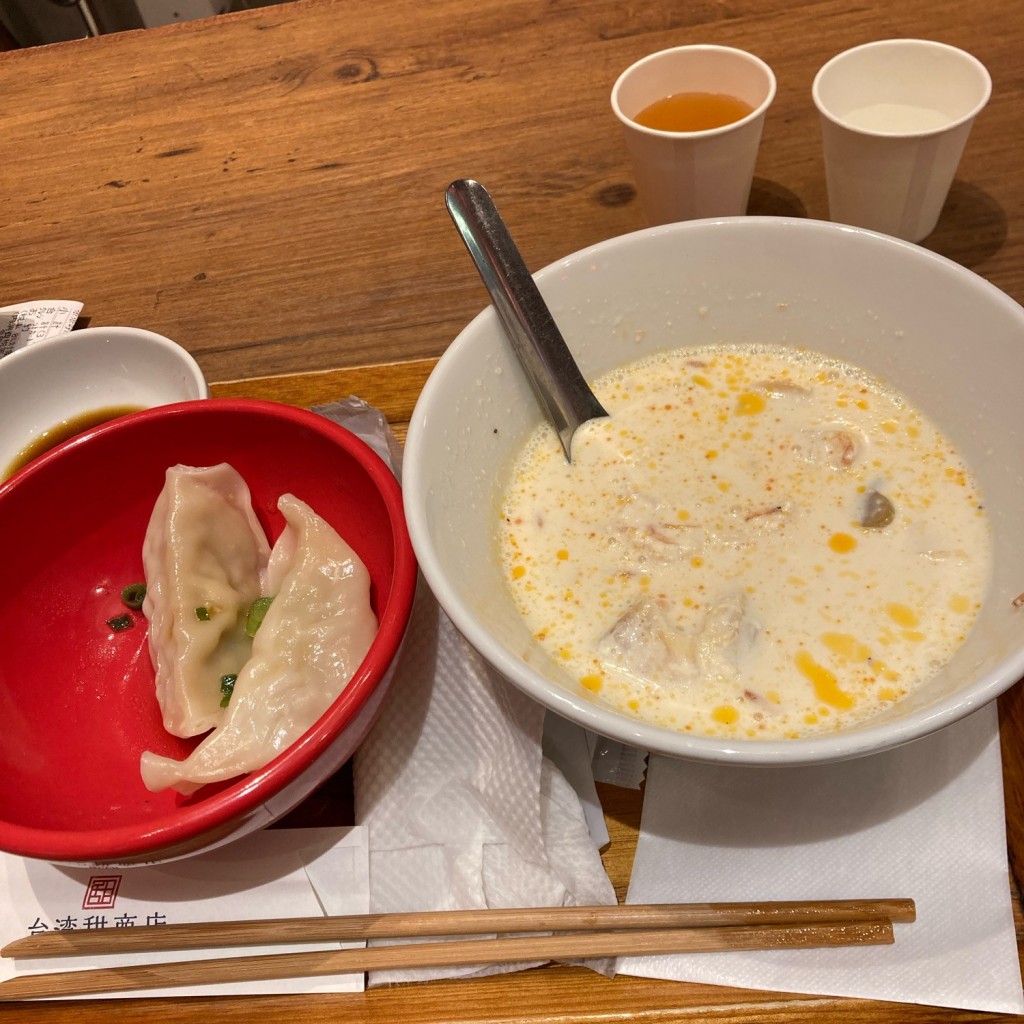 ユーザーが投稿した台湾式豆乳スープの写真 - 実際訪問したユーザーが直接撮影して投稿した池辺町タピオカ台湾甜商店 ららぽーと横浜店の写真
