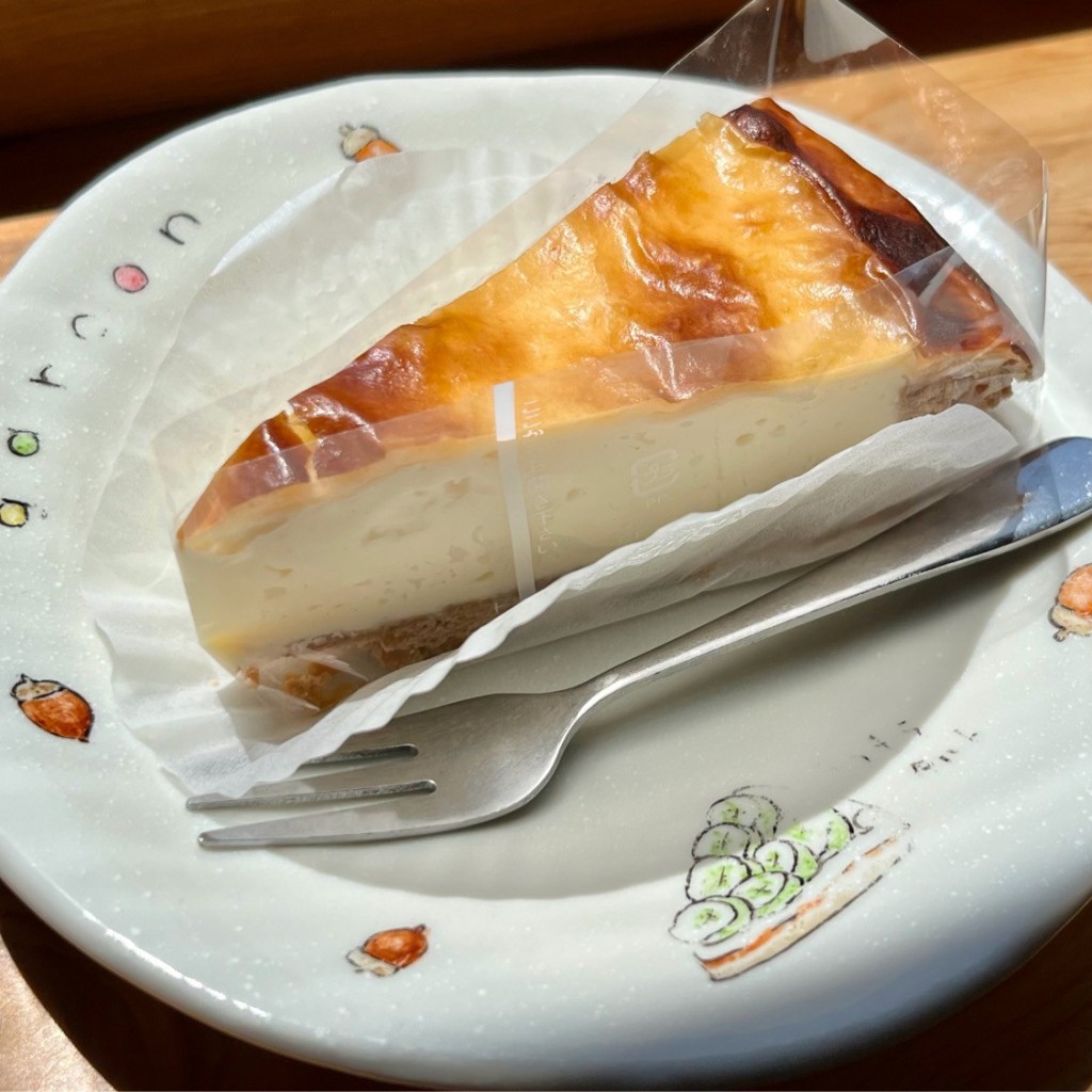 ユーザーが投稿したチーズケーキの写真 - 実際訪問したユーザーが直接撮影して投稿した所野ケーキ菓子工房 ギャルソンの写真