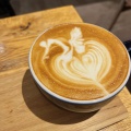 CaffeLatte - 実際訪問したユーザーが直接撮影して投稿した西ケ原コーヒー専門店Middle Garden Coffee Standの写真のメニュー情報