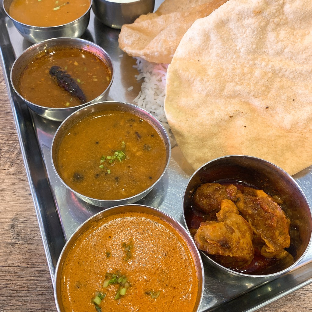ユーザーが投稿したノンベジミールスの写真 - 実際訪問したユーザーが直接撮影して投稿した西新橋インド料理ナンディニ 虎ノ門店の写真