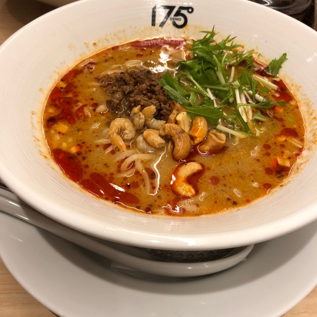 yuchan64さんが投稿した西新宿ラーメン / つけ麺のお店175 DENO担担麺 TOKYO/ヒャクナナジュウゴドデノタンタンメン トウキョウの写真