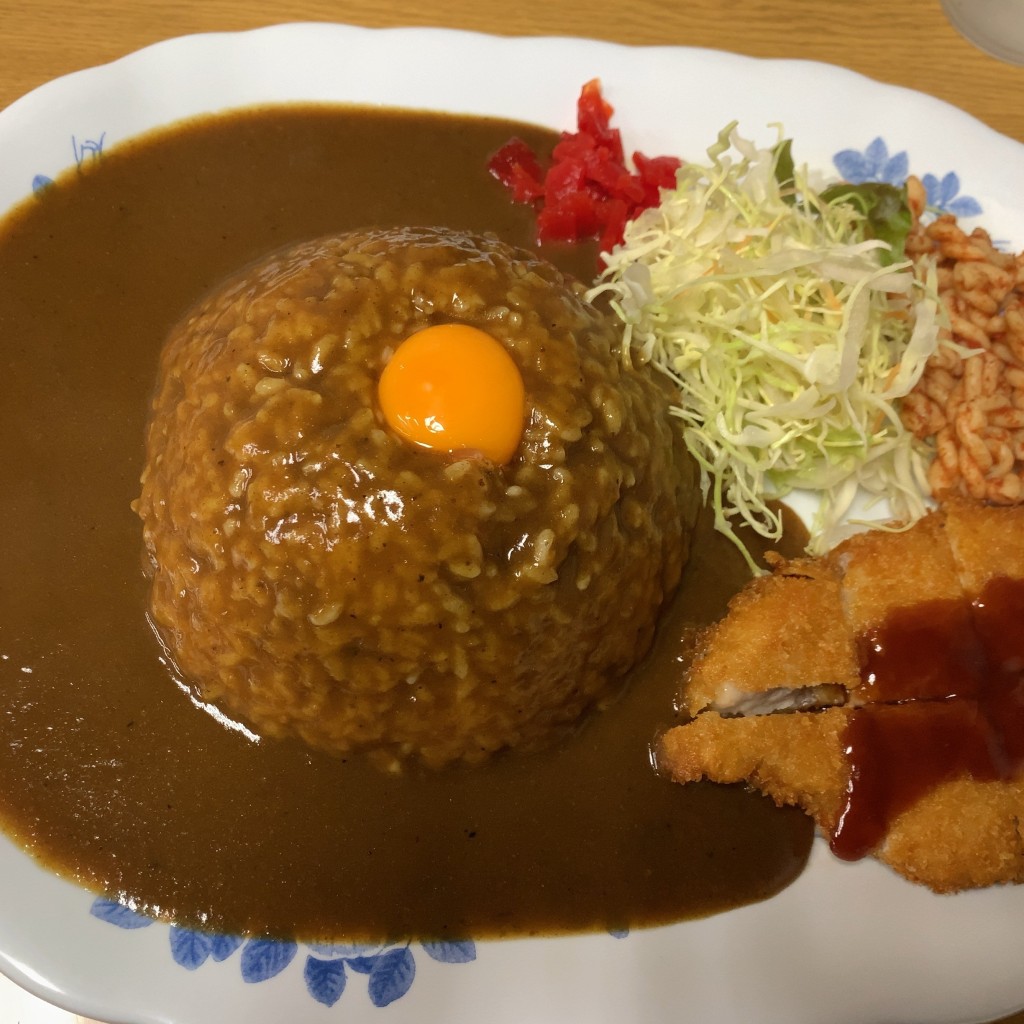 ユーザーが投稿したカツカレーセットの写真 - 実際訪問したユーザーが直接撮影して投稿した道後一万定食屋太養軒の写真