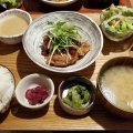 Lunch カラアゲトロロ定食 - 実際訪問したユーザーが直接撮影して投稿した駅前本町カフェkawara 川崎モアーズ店の写真のメニュー情報