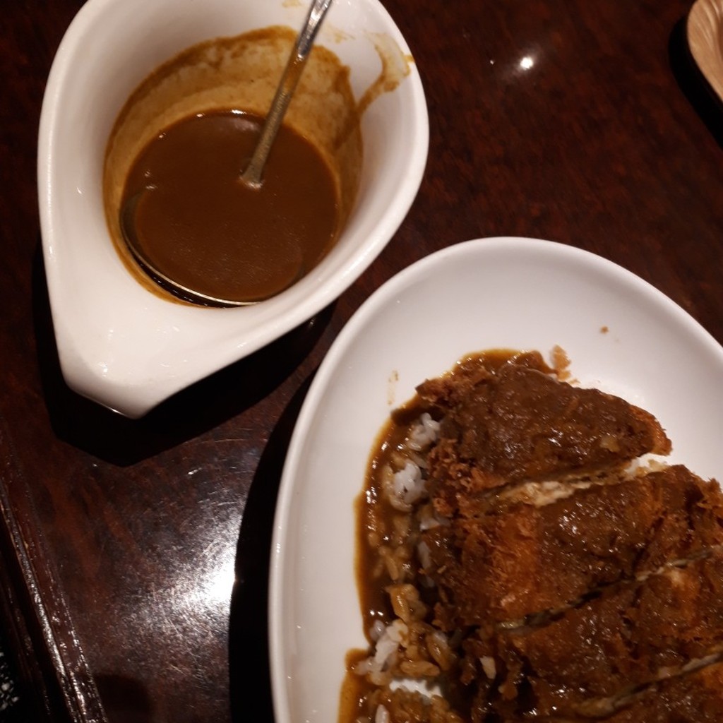 ユーザーが投稿したカツカレーの写真 - 実際訪問したユーザーが直接撮影して投稿した上麻生カレー天馬 新百合ヶ丘オーパ店の写真