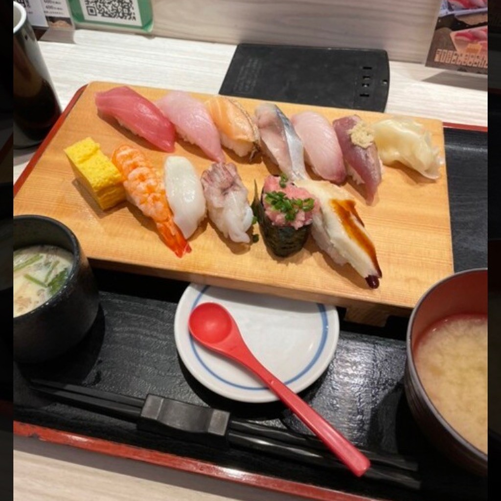 ユーザーが投稿した大漁 上にぎりの写真 - 実際訪問したユーザーが直接撮影して投稿した芝寿司寿司 魚がし日本一 三田店の写真