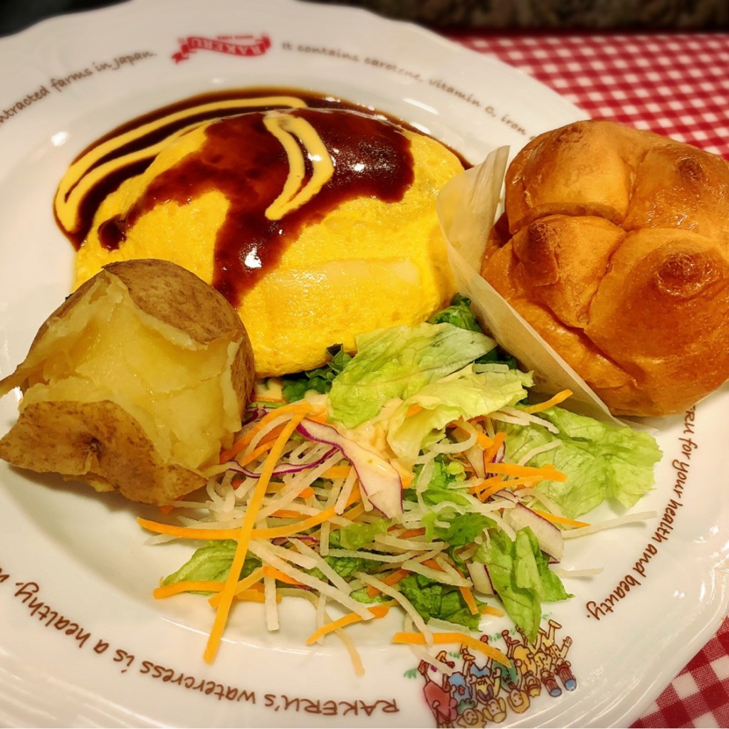 ユーザーが投稿したLunch K餅チーズの写真 - 実際訪問したユーザーが直接撮影して投稿した渋谷洋食ラケル 渋谷宮益坂店の写真