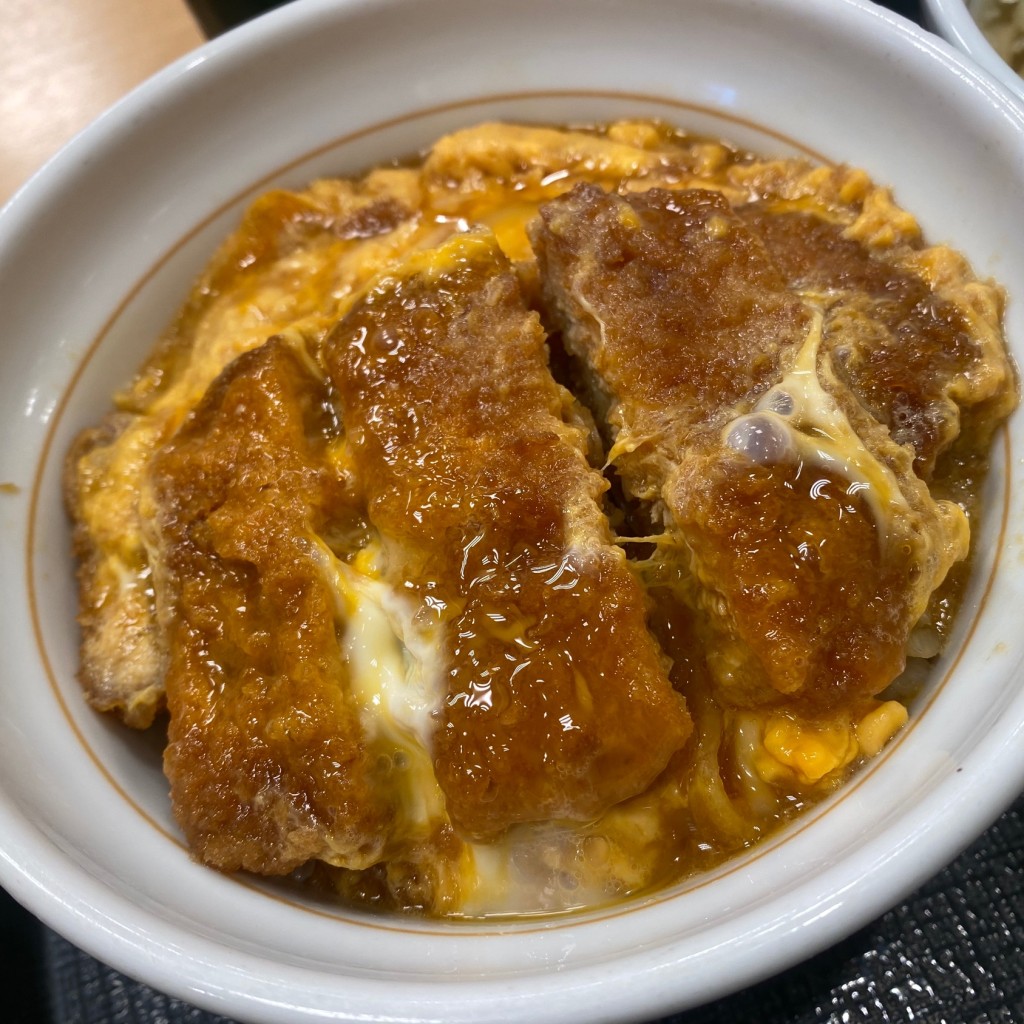 ユーザーが投稿したカツ丼の写真 - 実際訪問したユーザーが直接撮影して投稿した西新宿丼ものなか卯 西新宿店の写真