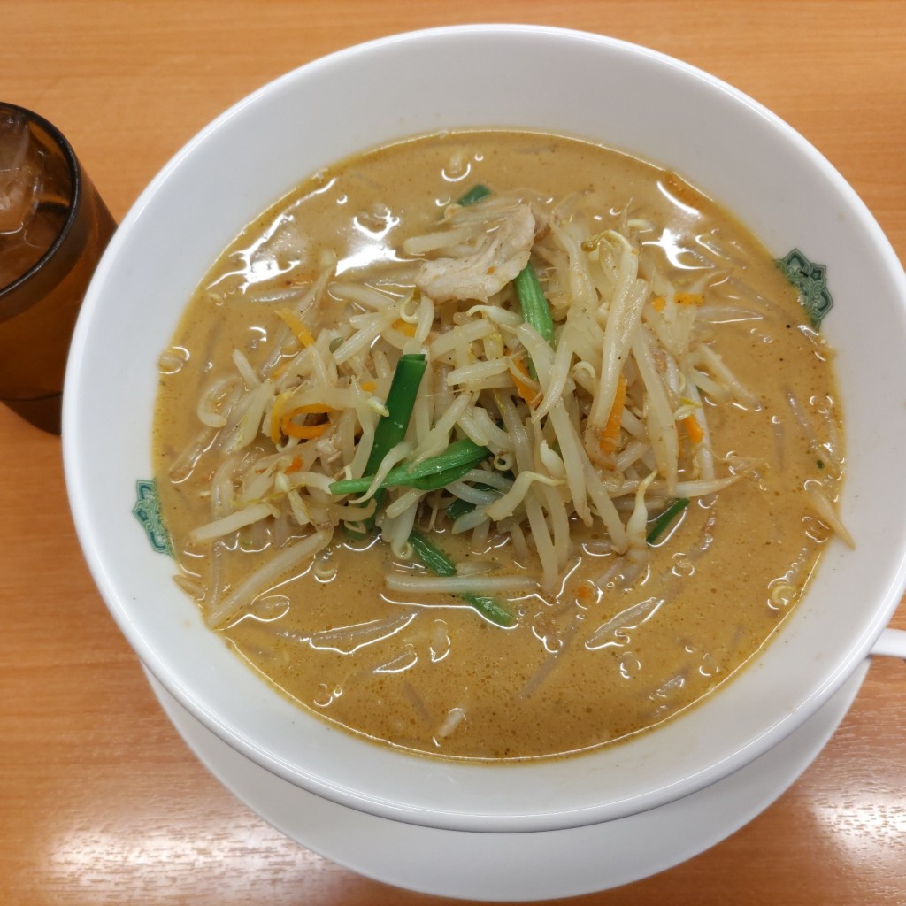 ユーザーが投稿した味噌ラーメンの写真 - 実際訪問したユーザーが直接撮影して投稿した北浦和中華料理日高屋 北浦和東口店の写真