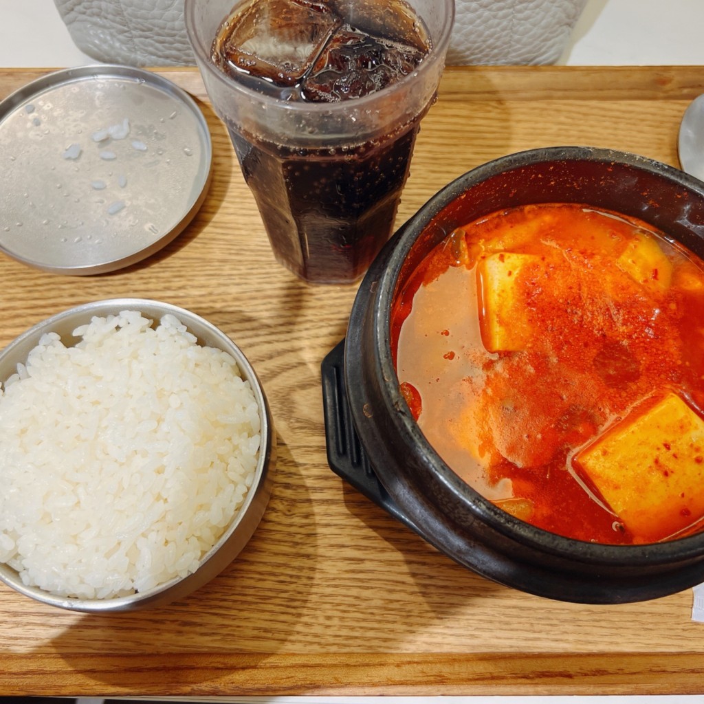 ユーザーが投稿したA純豆腐の写真 - 実際訪問したユーザーが直接撮影して投稿した鷹匠韓国料理韓美膳(ハンビジェ)新静岡セノバの写真