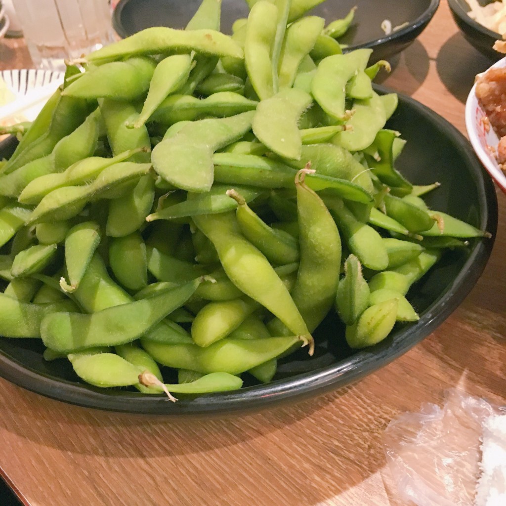 ユーザーが投稿したバカ枝豆の写真 - 実際訪問したユーザーが直接撮影して投稿した宇田川町ラーメン専門店大衆酒場 ちばチャン 渋谷店の写真