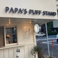 実際訪問したユーザーが直接撮影して投稿した警固スイーツPAPA'S PUFF STANDの写真