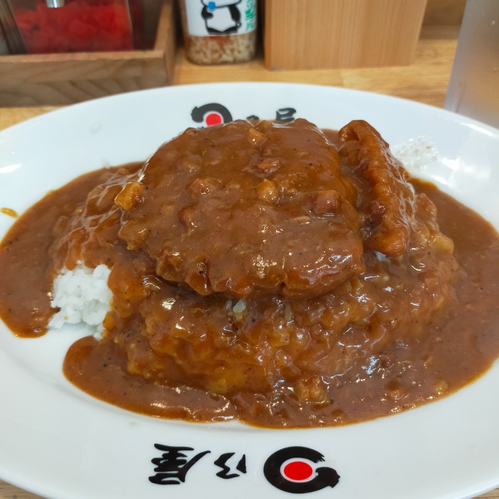 ユーザーが投稿したメンチカツカレーの写真 - 実際訪問したユーザーが直接撮影して投稿した栄カレー日乃屋カレー 名古屋伏見店の写真