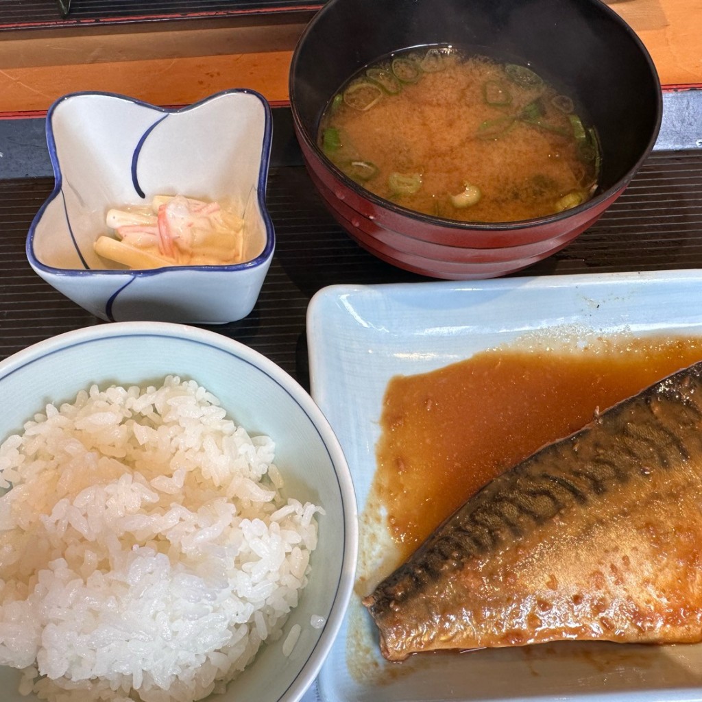 ユーザーが投稿した鯖定食の写真 - 実際訪問したユーザーが直接撮影して投稿した西新橋和食 / 日本料理日本料理 つくしの写真