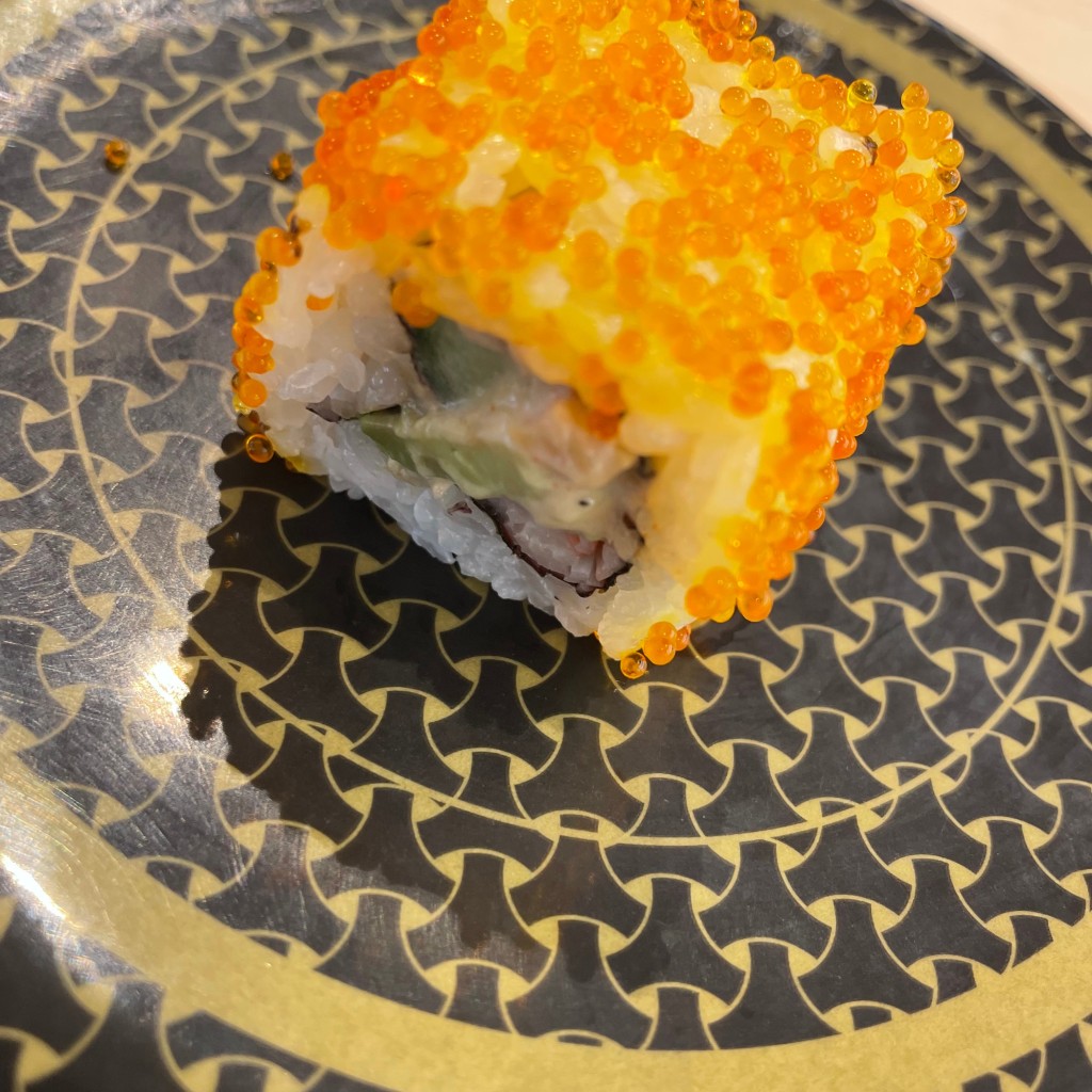 ユーザーが投稿したサイド皿器160円(青)の写真 - 実際訪問したユーザーが直接撮影して投稿した本庄回転寿司はま寿司 本庄店の写真