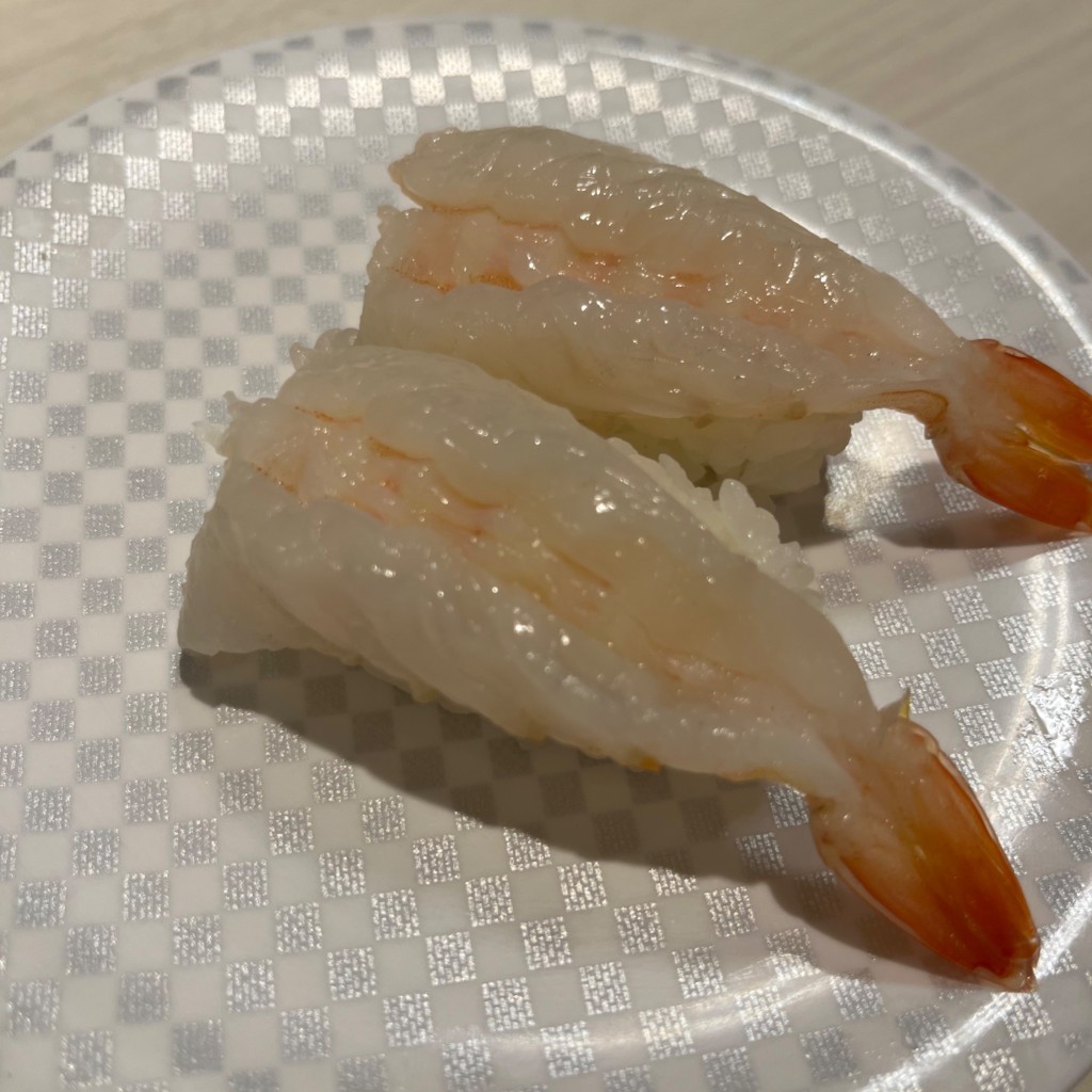 ユーザーが投稿した生えびの写真 - 実際訪問したユーザーが直接撮影して投稿した富田寿司魚べい アクロスプラザ富沢西店の写真