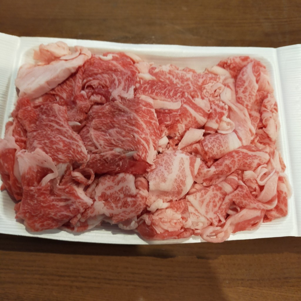 ユーザーが投稿した牛肉パックの写真 - 実際訪問したユーザーが直接撮影して投稿した府内町スイーツC3 大分トキハ店の写真