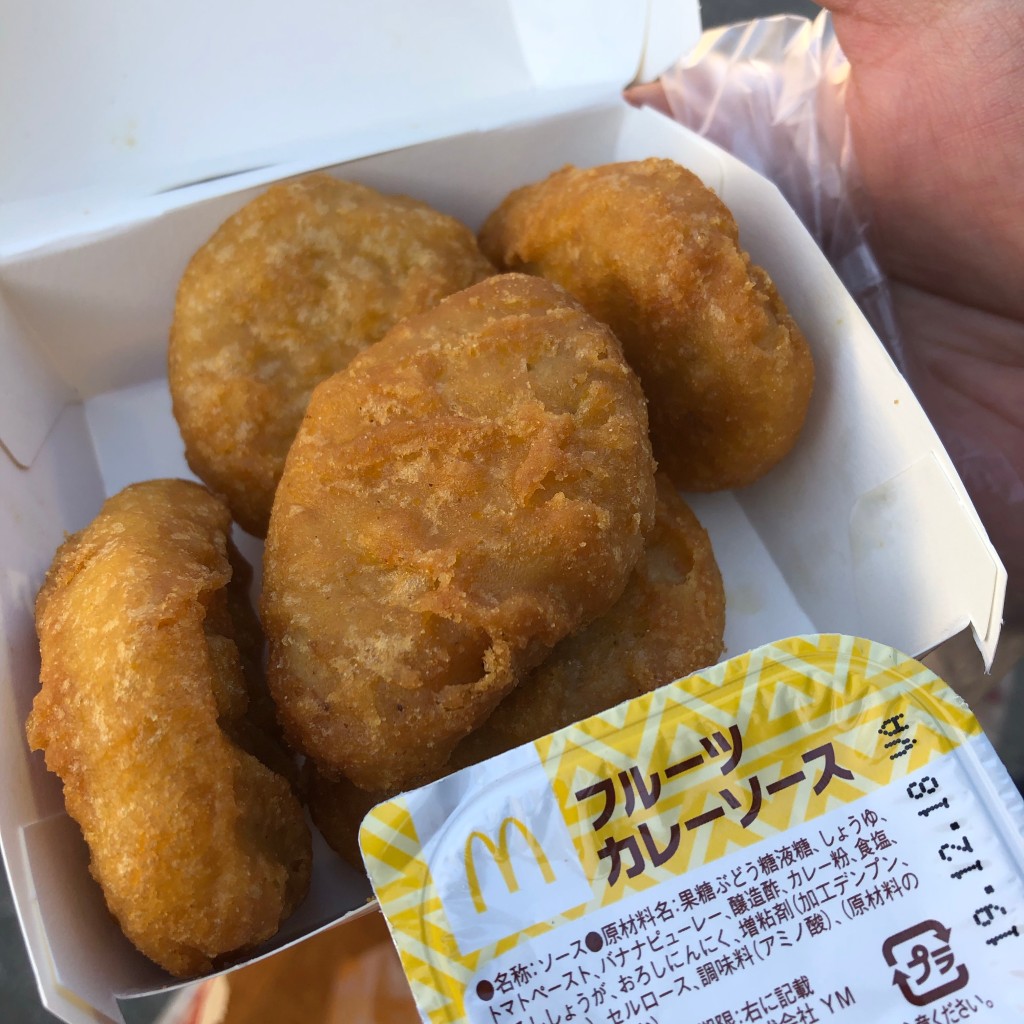 ユーザーが投稿したチキンマックナゲットの写真 - 実際訪問したユーザーが直接撮影して投稿した堀越町ファーストフードマクドナルド 天王寺北口店の写真