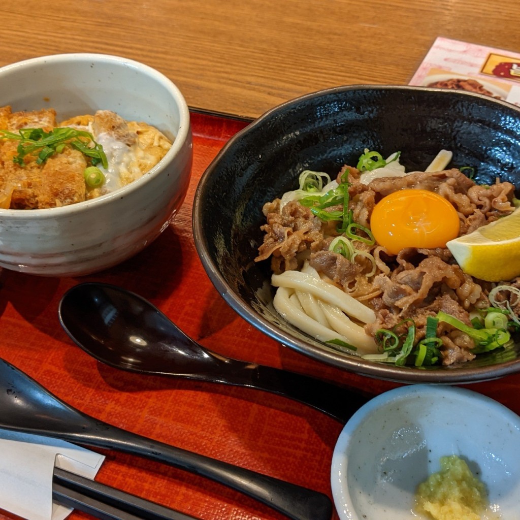 ユーザーが投稿した丼小うどん定食の写真 - 実際訪問したユーザーが直接撮影して投稿した光が丘うどん杵屋 光が丘イマ店の写真