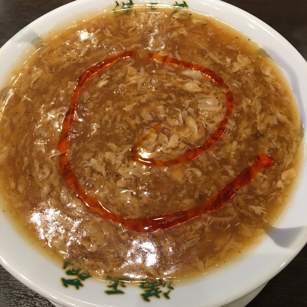 ユーザーが投稿した酸辣湯麺の写真 - 実際訪問したユーザーが直接撮影して投稿した中央町担々麺満正苑 アミュプラザ鹿児島店の写真