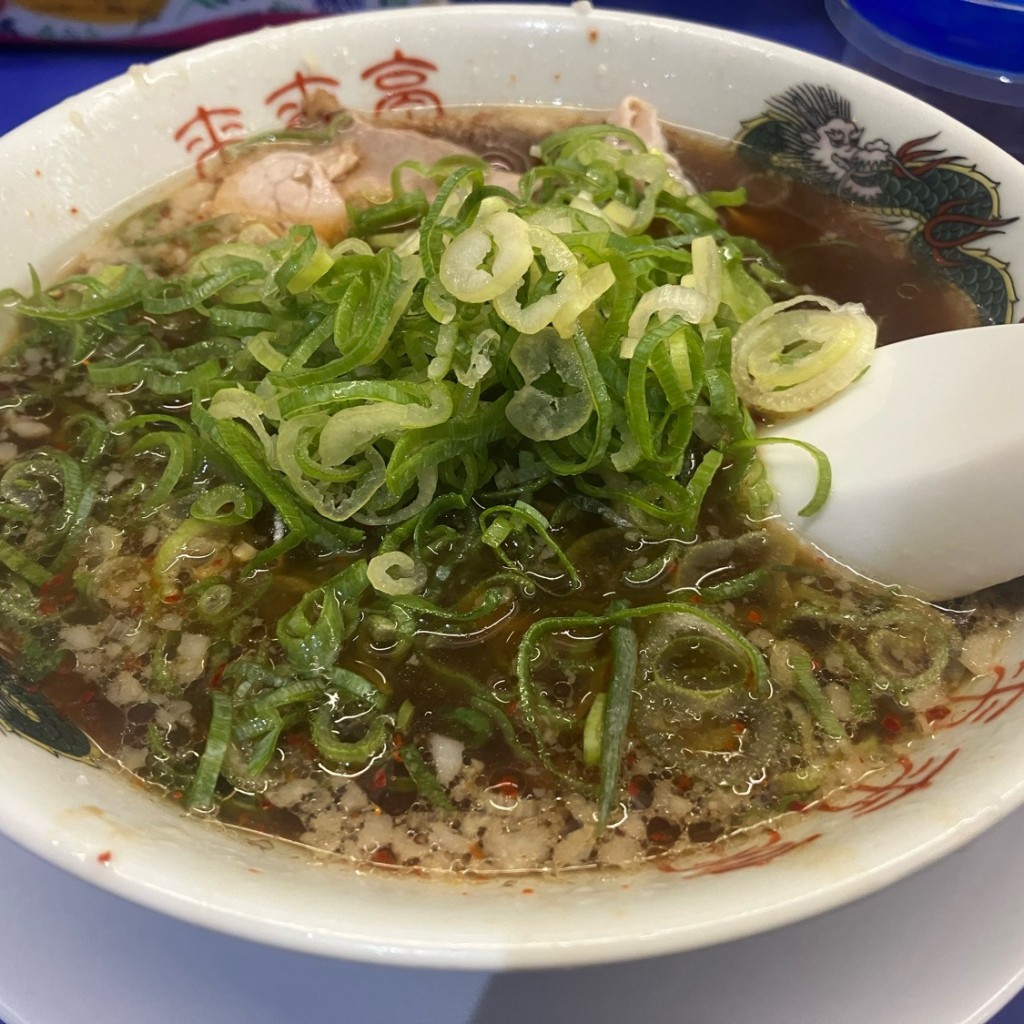 ユーザーが投稿した醤油ラーメン小の写真 - 実際訪問したユーザーが直接撮影して投稿した徳吉西ラーメン専門店来来亭 小倉南徳吉店の写真