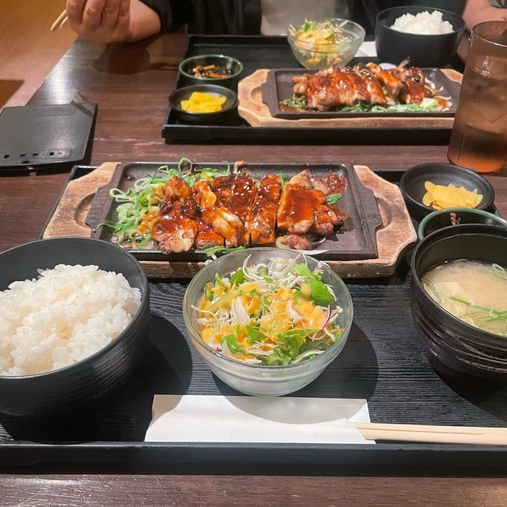 ユーザーが投稿した味噌ねぎ焼き定食の写真 - 実際訪問したユーザーが直接撮影して投稿した東塩小路町焼鳥大山 京都ヨドバシ店の写真