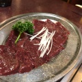 レバー - 実際訪問したユーザーが直接撮影して投稿した千住焼肉焼肉 京城 北千住店の写真のメニュー情報