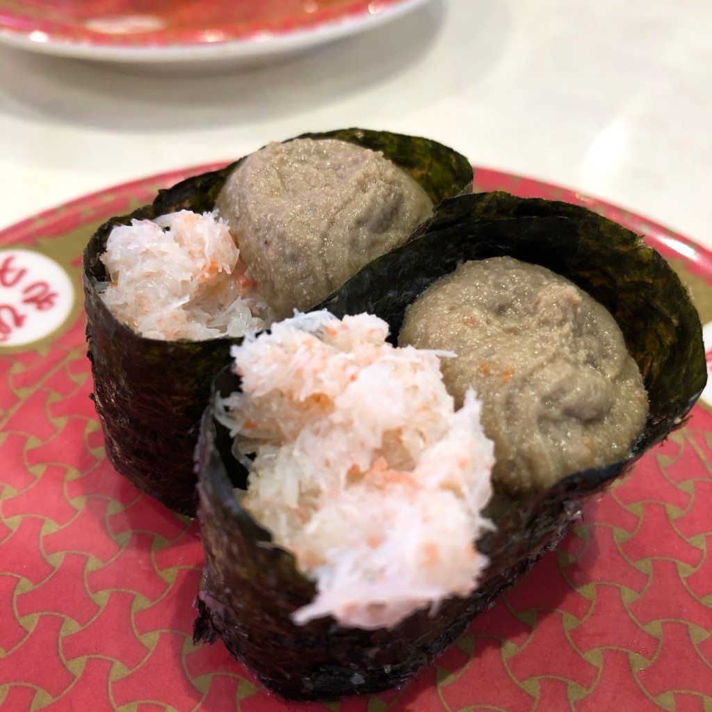 ユーザーが投稿した蟹味噌の写真 - 実際訪問したユーザーが直接撮影して投稿した郷町回転寿司はま寿司 8号野々市店の写真