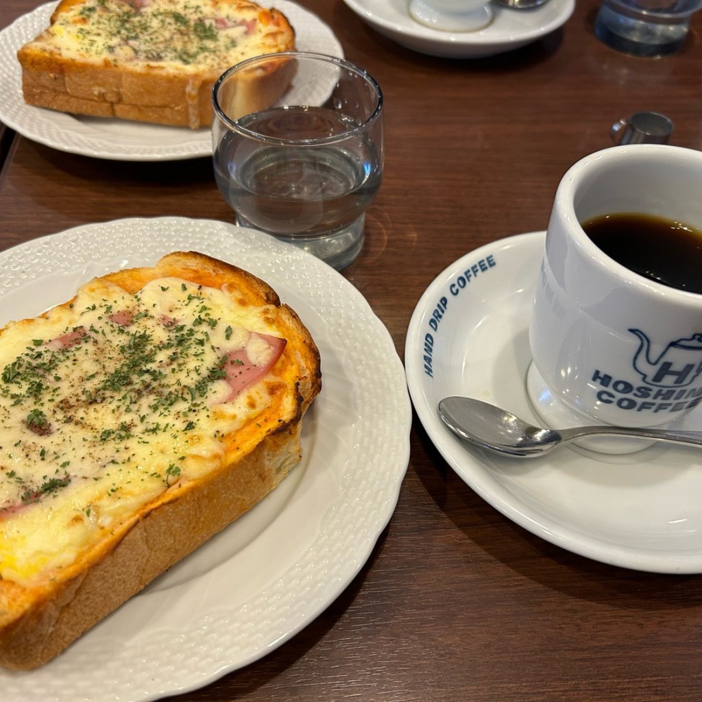 ユーザーが投稿したM ハムチーズ 2の写真 - 実際訪問したユーザーが直接撮影して投稿した新宿喫茶店星乃珈琲店 名古屋名東店の写真