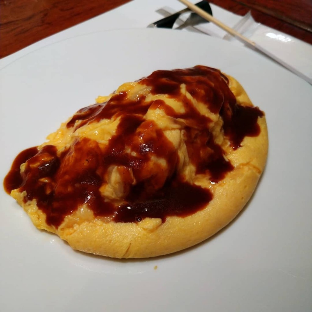 ユーザーが投稿したふわふわたまごのオムライスの写真 - 実際訪問したユーザーが直接撮影して投稿した三宮町洋食飲・食・歓 ラミの写真