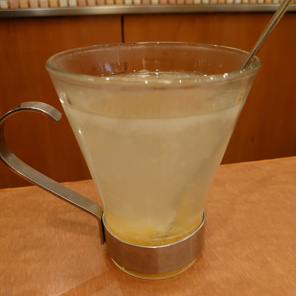 ユーザーが投稿したゆず茶の写真 - 実際訪問したユーザーが直接撮影して投稿した久喜中央ベーカリーOVEN FRESH CAFE 久喜STの写真