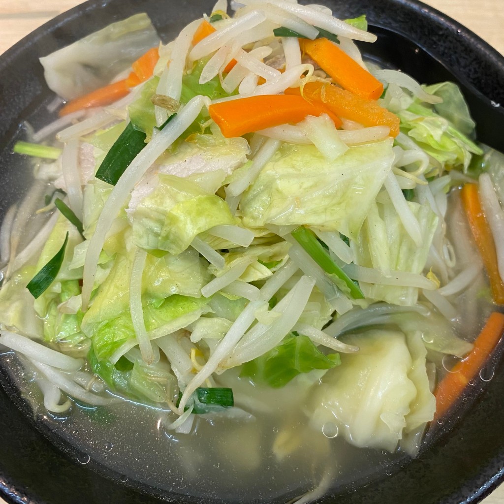 ぐーたん-糖質とにらめっこ-さんが投稿した錦糸ラーメン / つけ麺のお店タンメンしゃきしゃき 錦糸町本店/タンメンシャキシャキ キンシチョウテンの写真