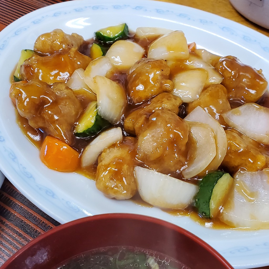 ユーザーが投稿した酢豚の写真 - 実際訪問したユーザーが直接撮影して投稿した東浜崎町中華料理満悦の写真