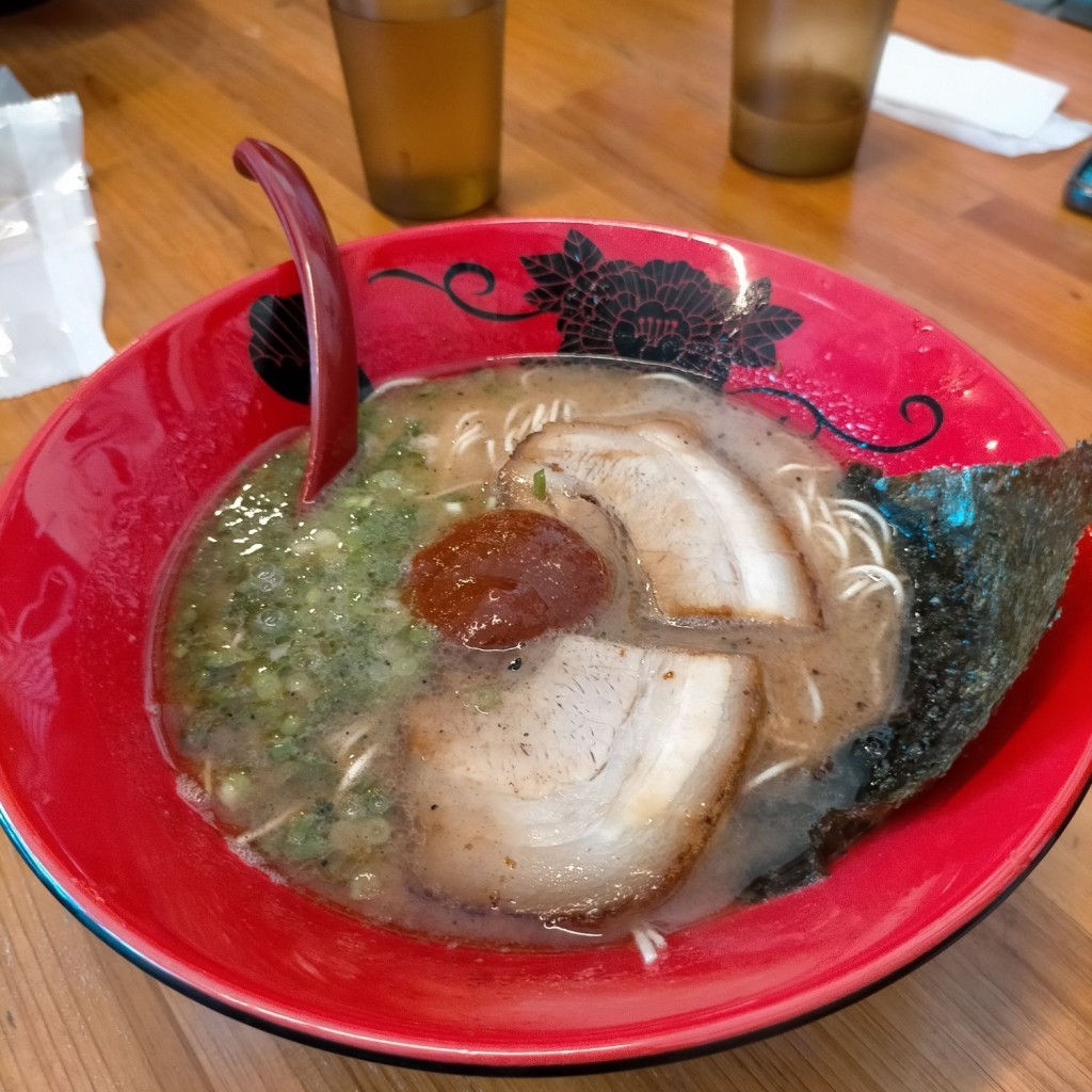 ユーザーが投稿した熊本ラーメンの写真 - 実際訪問したユーザーが直接撮影して投稿した米湊ラーメン / つけ麺くし坊ラーメン館麺人の写真