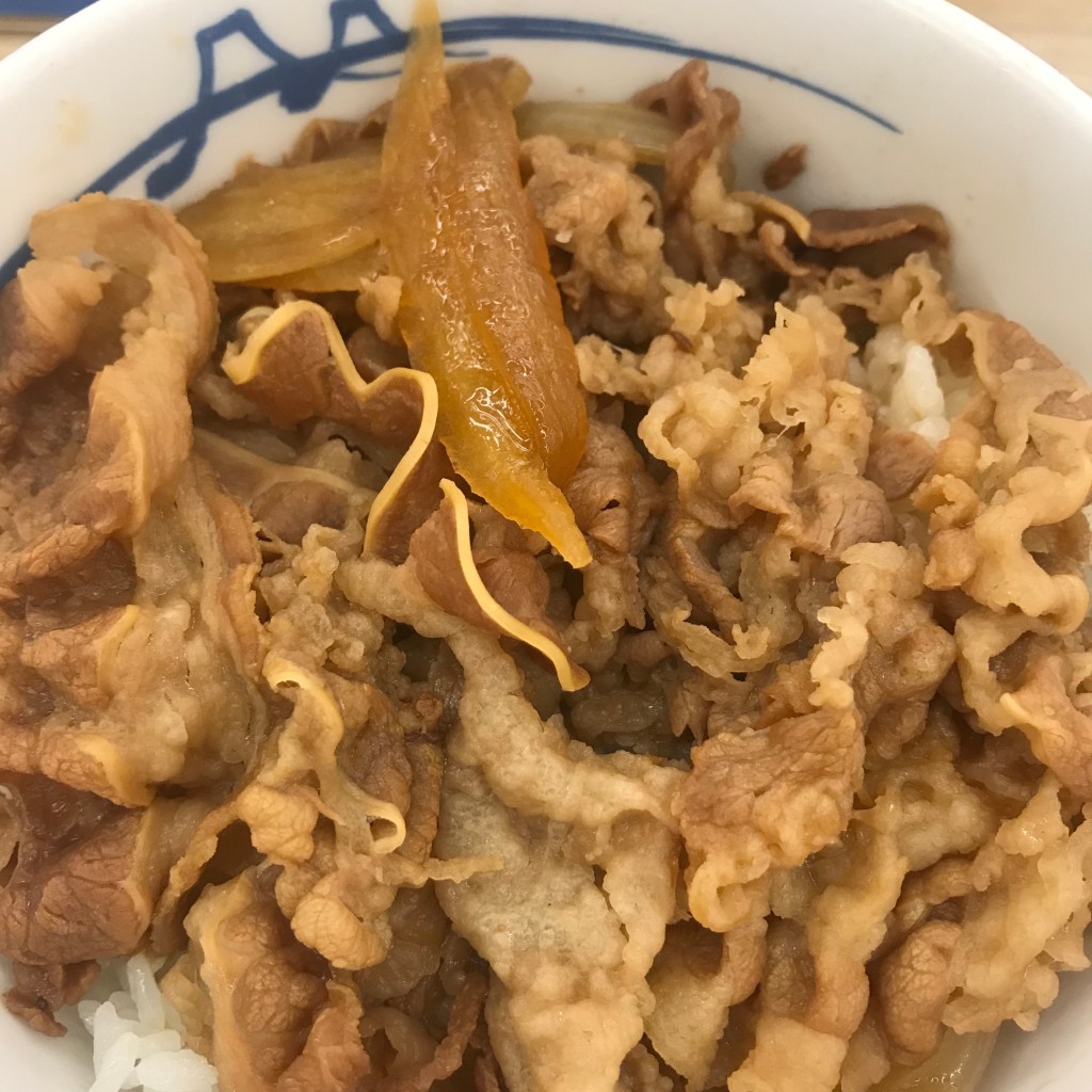 ユーザーが投稿した牛丼の写真 - 実際訪問したユーザーが直接撮影して投稿した八幡牛丼松屋 静岡八幡店の写真