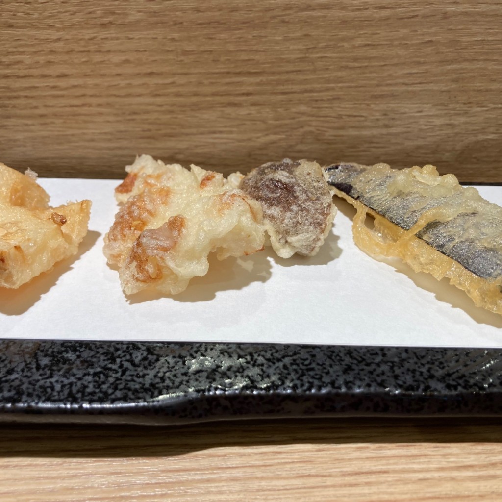 ユーザーが投稿したお好み天定食の写真 - 実際訪問したユーザーが直接撮影して投稿した丸の内天ぷら天ぷらとワイン 大塩 丸の内店の写真